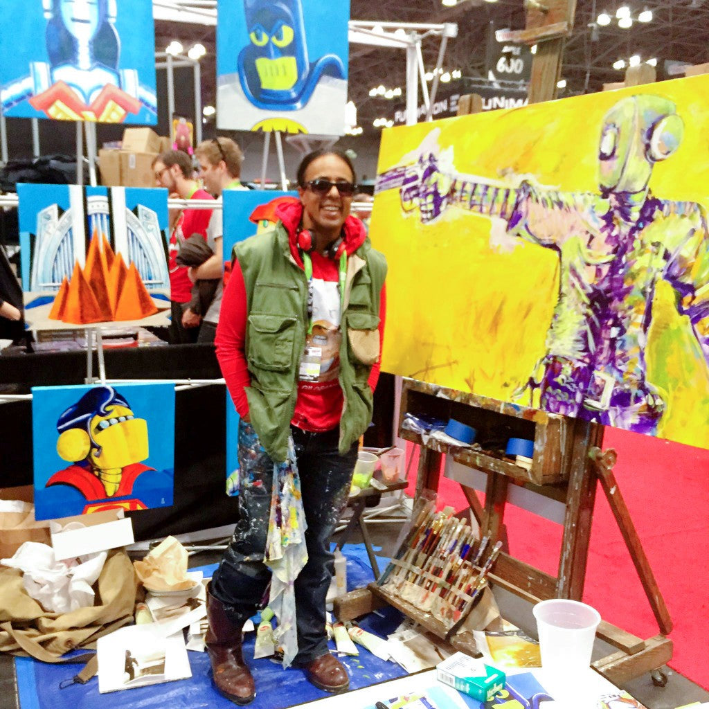Robot Painter Comicon 2015